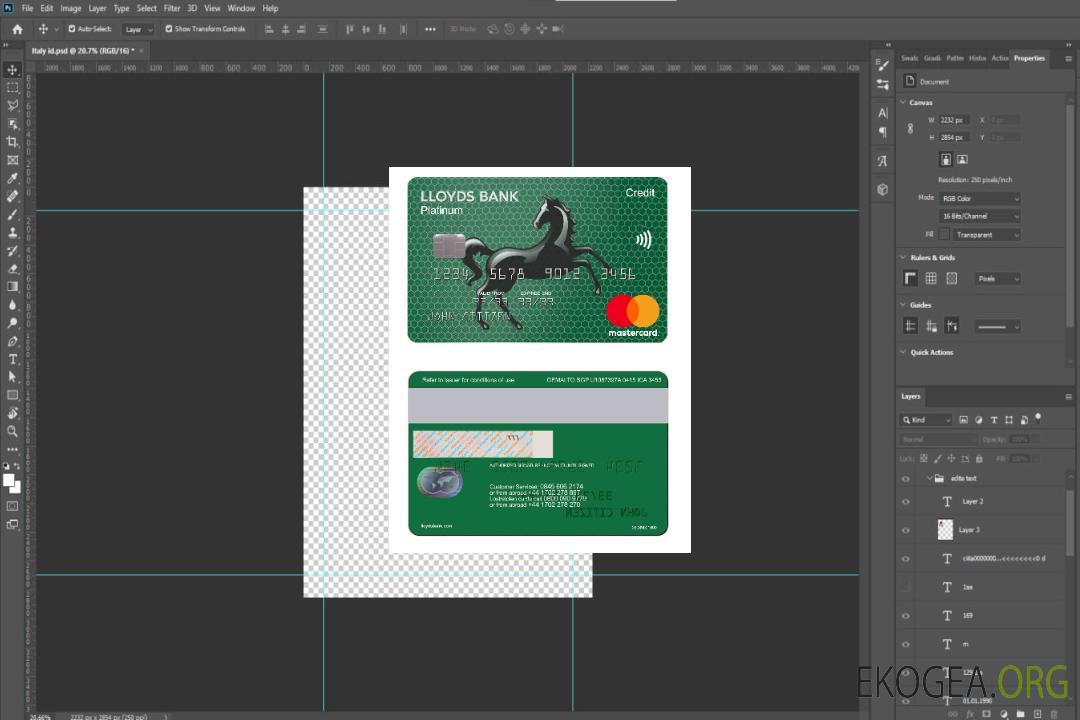 Carte de crédit mastercard de la banque Lloyds britannique template Carte de crédit mastercard de la banque Lloyds britannique template